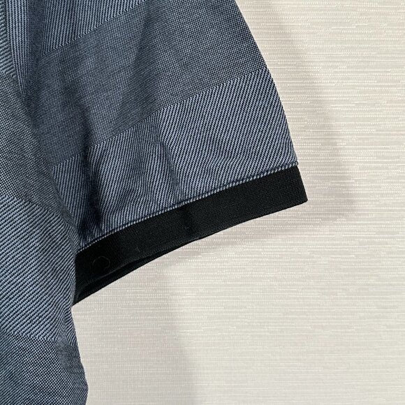 Banana Republic Polo Shirt Mens XL Standard Fit  Blue Cotton Short Sleeve - Picture 4 of 7